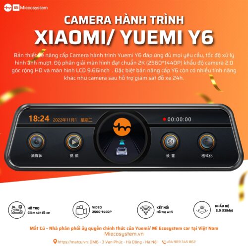 Camera hành trình Xiaomi/Yuemi Y6